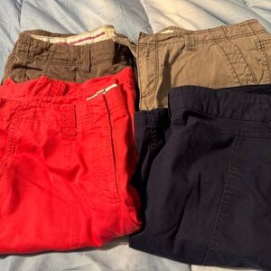 Women Multi-Color Shorts Set Size 6